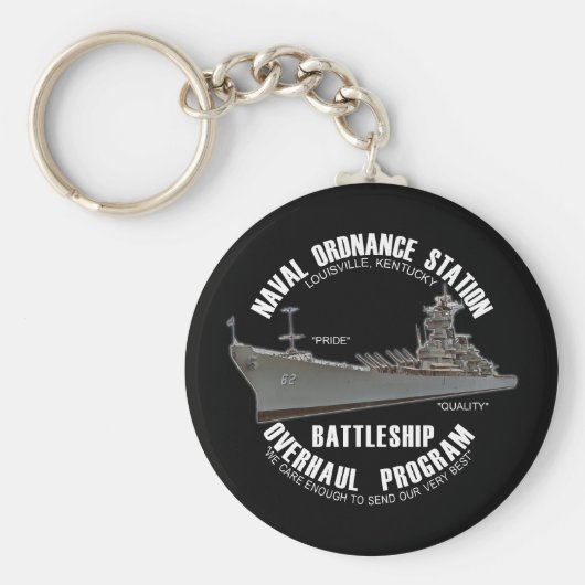 Battleship Program Sleutelhanger (zwarte achtergro (Voorkant)