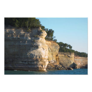 Battleship Row, Pictured Rocks NL, Michigan Foto Afdruk