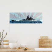 BATTLESHIP YAMATO-POSTER POSTER (Keuken)