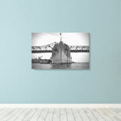 Battlship Cove Canvas Wrap Afdruk (Insitu (Houten vloer))