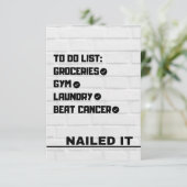 Battre la carte contre le cancer (Debout devant)