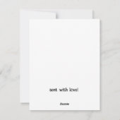 BATTU Carte d'anniversaire pour tout le monde - FU (Dos)