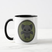 Batty About Nature - Mug à thème gothique/païen