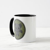 Batty About Nature - Mug à thème gothique/païen (Devant gauche)