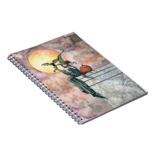 Batty Cat Witch Notitieboek (Rechterzijde)