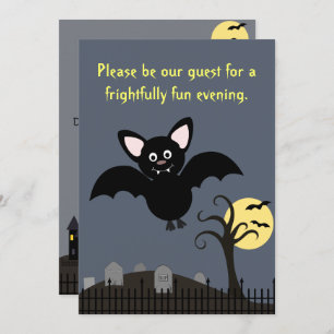 Batty Halloween Uitnodiging