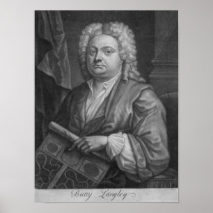 Batty Langley, gedrukt door J. Carwitham, 1741 Poster