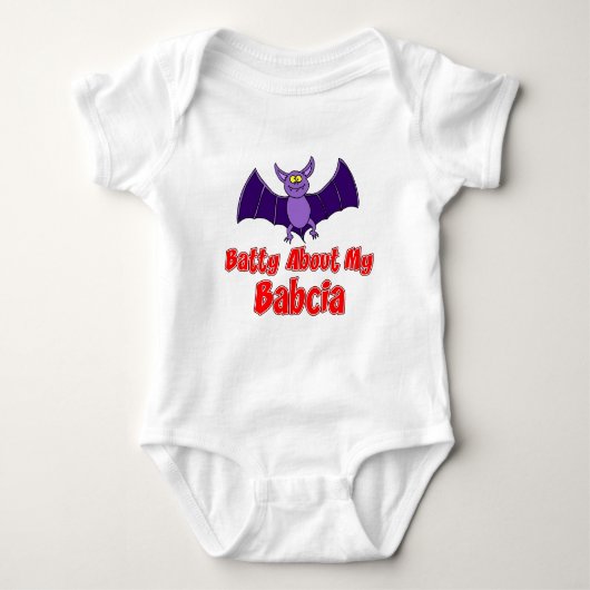 Batty over mijn Babcia Romper (Voorkant)