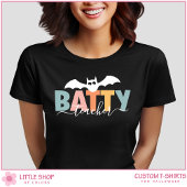  Batty Teacher Halloween T-shirt
