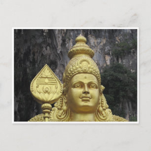 batu caves lord murugan briefkaart