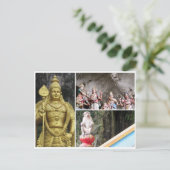 batu groveert drievoudig briefkaart (Staand voorkant)