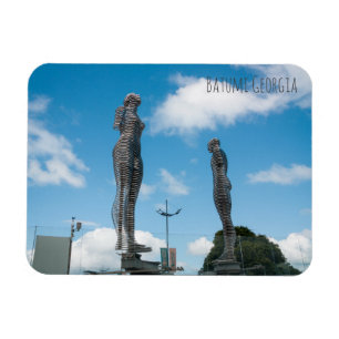 Batumi stad Georgia. Ali en Nino standbeeld Magneet