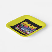 Batwheels™ BAM - Alles aangesloten Papieren Bordje (Gebogen)