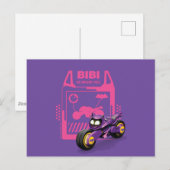 Batwheels™ Bibi - De Batgirl cyclus Briefkaart (Voorkant / Achterkant)
