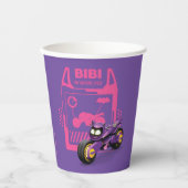 Batwheels™ Bibi - De Batgirl cyclus Papieren Bekers (Voorkant)