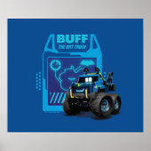 Batwheels™ Buff - De Bat Truck Poster (Voorkant)
