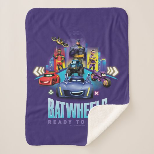 Batwheels™ - Klaar om te rollen Sherpa Deken (Voorkant)