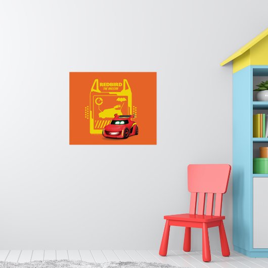 Batwheels™ Redbird - De racecar Poster (Kinderkamer 1)