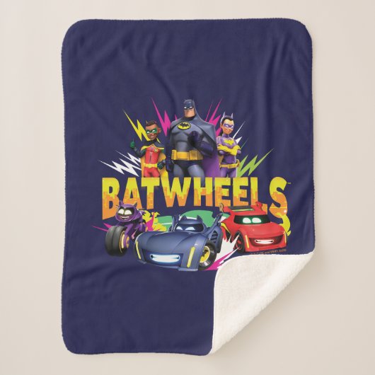 Batwheels™ superheldenteam sherpa deken (Voorkant)