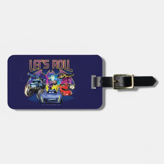 Batwheels™ Team - Let's Roll Bagagelabel (Voorkant horizontaal)