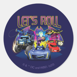 Batwheels™ Team - Let's Roll Ronde Sticker