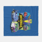 Batwheels™ versus Legion of Zoom Fleece Deken (Voorkant (Horizontaal))