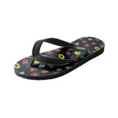 Batwheels™-voertuigpictogrampatroon Kinder Teenslippers (Schuin)