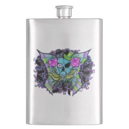 Batwing Skull Premium Flask Flacon