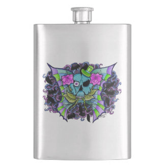 Batwing Skull Premium Flask Flacon