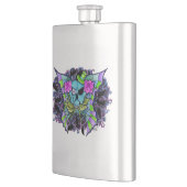 Batwing Skull Premium Flask Flacon (Links)