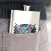 Batwing Skull Premium Flask Flacon (Voorbeeld)