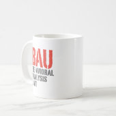 BAU Gedragsanalyse-eenheden Koffiemok (Voorkant links)