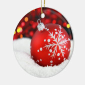 Bauble in Snow Ornament (Links)