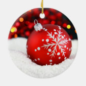 Bauble in Snow Ornament (Achterkant)