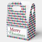 Bauble Pattern Kerstmis Bedankdoosjes (Geopend)