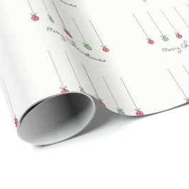 Bauble Wrapping Paper Cadeaupapier