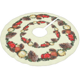 Baubles en dennenappels kerst kerstboom rok