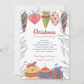  Baubles voor kerstversiering Kaart (Voorkant)