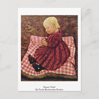 Bauer Child door Paula Modersohn-Becker Briefkaart