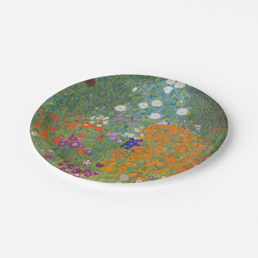 Bauerngarten - Gustav Klimt Papieren Bordje (Gekanteld)