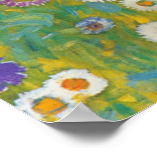 Bauerngarten - Gustav Klimt Poster (Hoek)