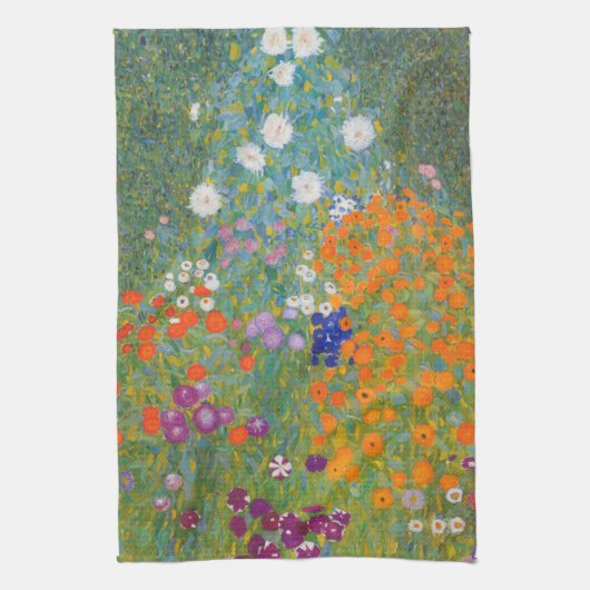 Bauerngarten - Gustav Klimt Theedoek (Verticaal)