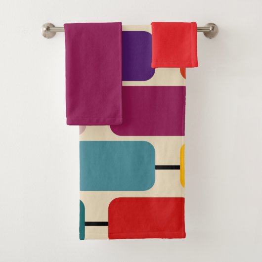 Bauhaus Abacus Bath-handdoekset Bad Handdoek (Insitu)