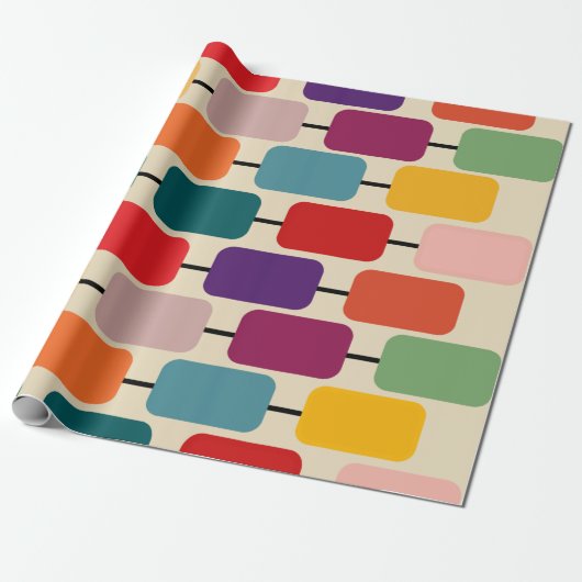 Bauhaus Abacus Cadeaupapier (Uitgerold)