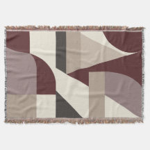 Bauhaus Abstract Geometrisch Bourgondië Bruine Wor