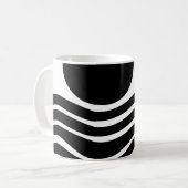 Bauhaus Abstracte Coffee Mok (Voorkant links)
