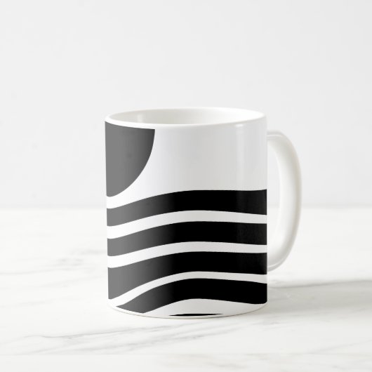 Bauhaus Abstrait café Mug (Devant droit)