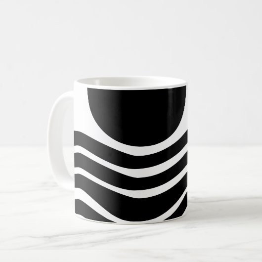 Bauhaus Abstrait café Mug (Devant gauche)