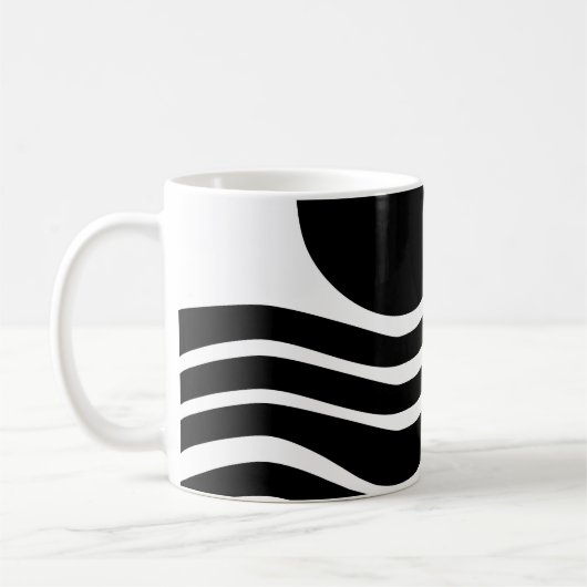 Bauhaus Abstrait café Mug (Gauche)