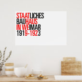 Bauhaus affiche de collection (Cuisine)